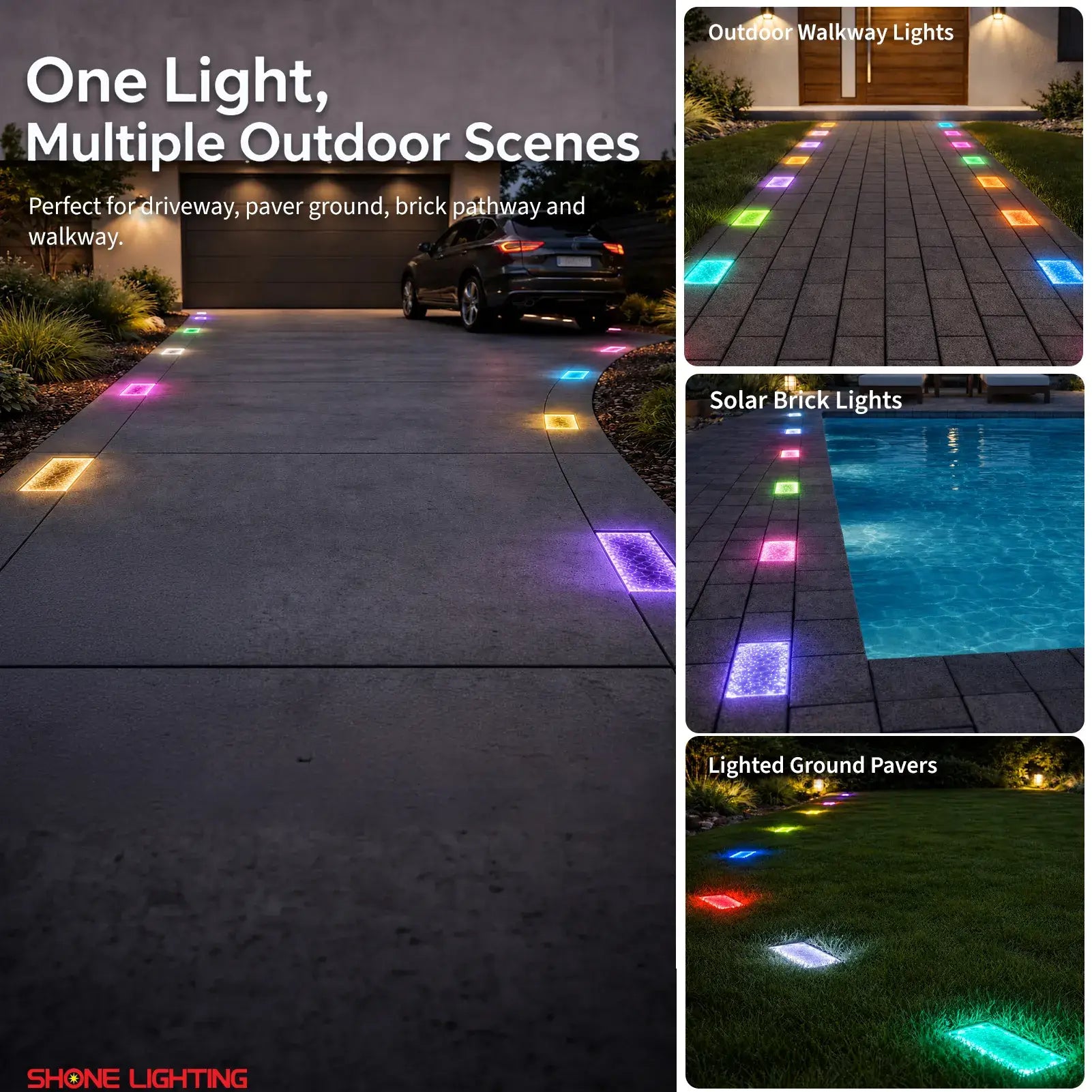 Solar Paver Light 4x8