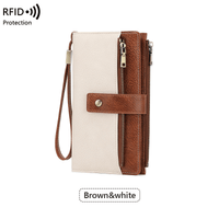 Brown & white