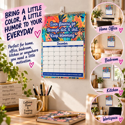 💓2027 Sweary Mental Health Calendar - Thoughtful Gift & DIY