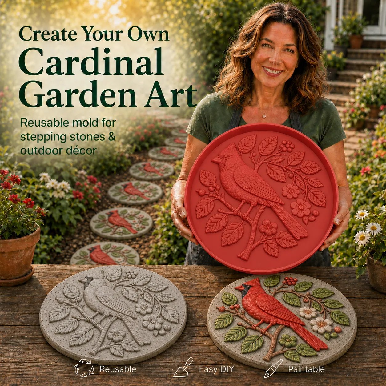 🌻Reusable Animal-Themed Garden Art Mold – 🌿Buy 2 Free Shipping🎨
