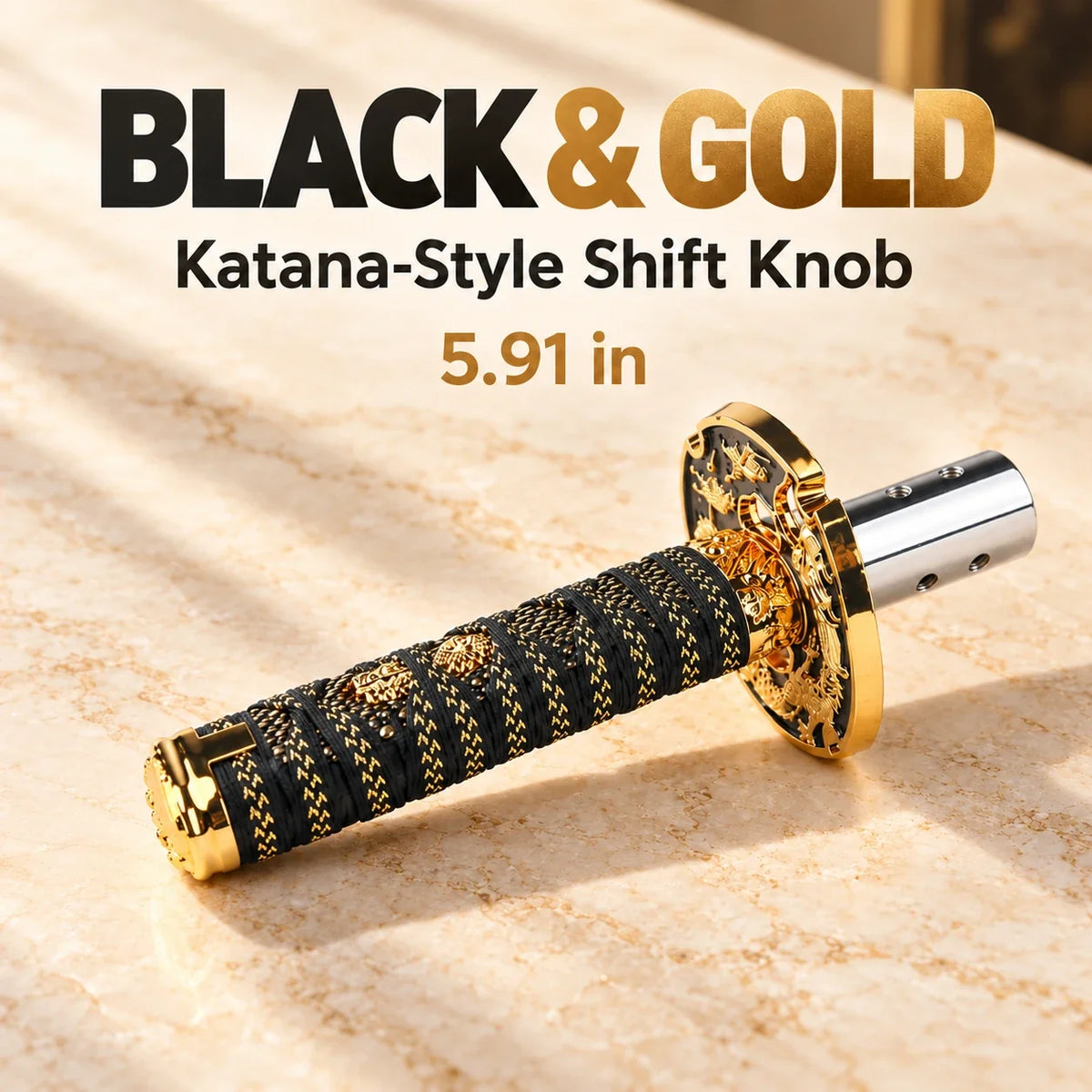 Katana-Style Gear Shift Handle - Unique Style & Interior Decoration