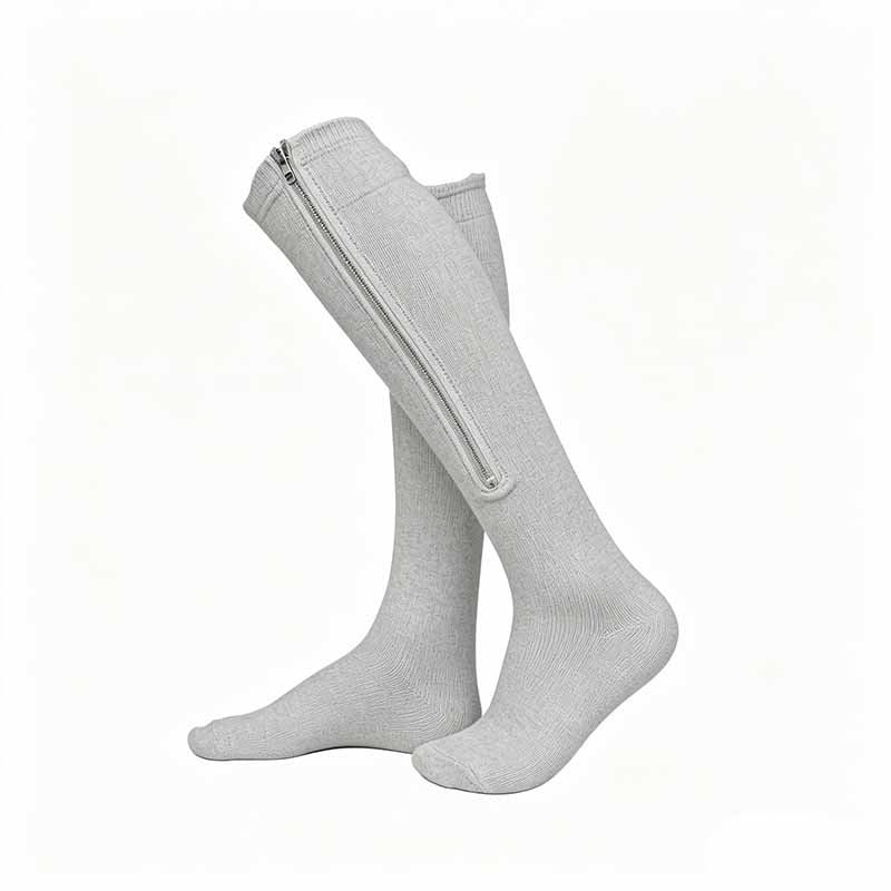 Easy-On Zipper Compression Socks
