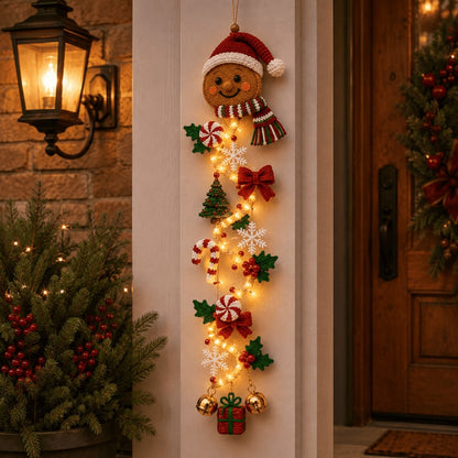 ⏳ Last day! 49% OFF – 🎄✨🎅 Glowing Christmas Door Hanger