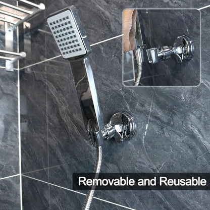 Adjustable Shower Head Holders Removable Suction Cup: Easy Installation & Strong Suction Cup