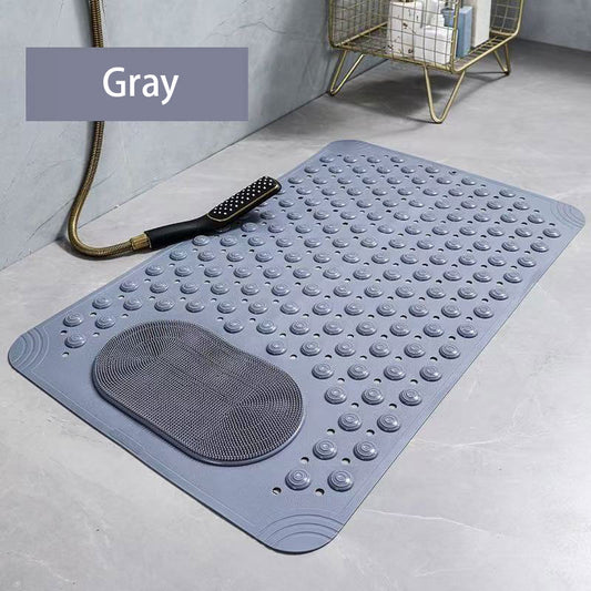 Premium Anti-Slip Shower Mat: Massage Surface & Quick-Drain Holes