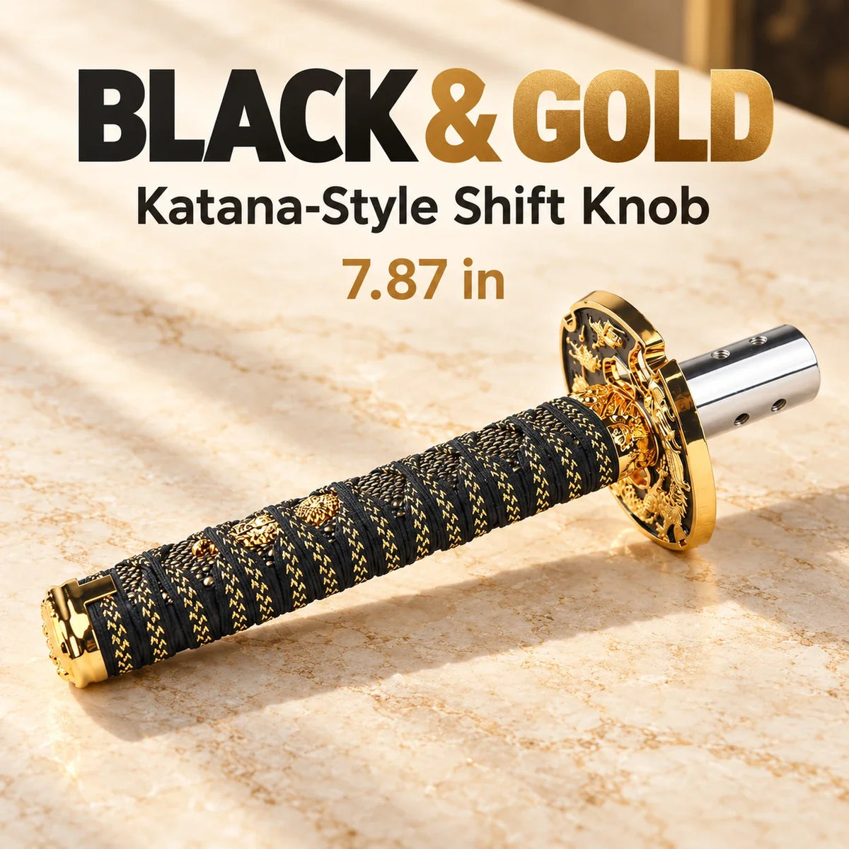 Katana-Style Gear Shift Handle - Unique Style & Interior Decoration