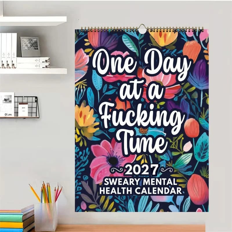 💓2027 Sweary Mental Health Calendar - Thoughtful Gift & DIY