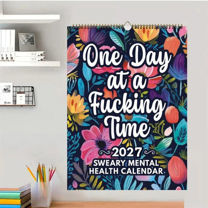 💓2027 Sweary Mental Health Calendar - Thoughtful Gift & DIY