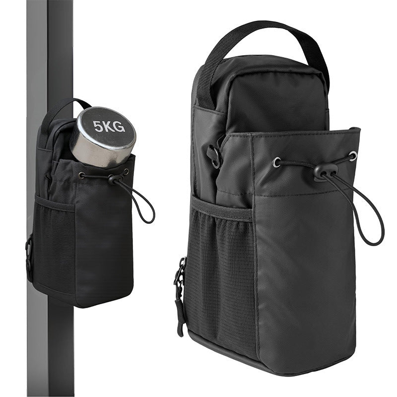 Magnetic Crossbody Bottle Bag – Hands-Free Gym Carry for Water, Phone & Keys
