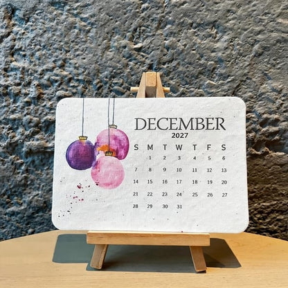✨🏆Early Holiday Sale 49% OFF🌱Eco-Friendly Plantable "Timeless" Seed Calendar 2027