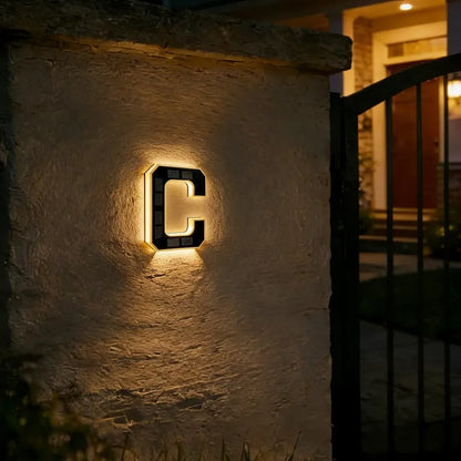 🔥Last Day 49% OFF🔥Solar Lighted House Numbers LED Numbers, Waterproof for Outside