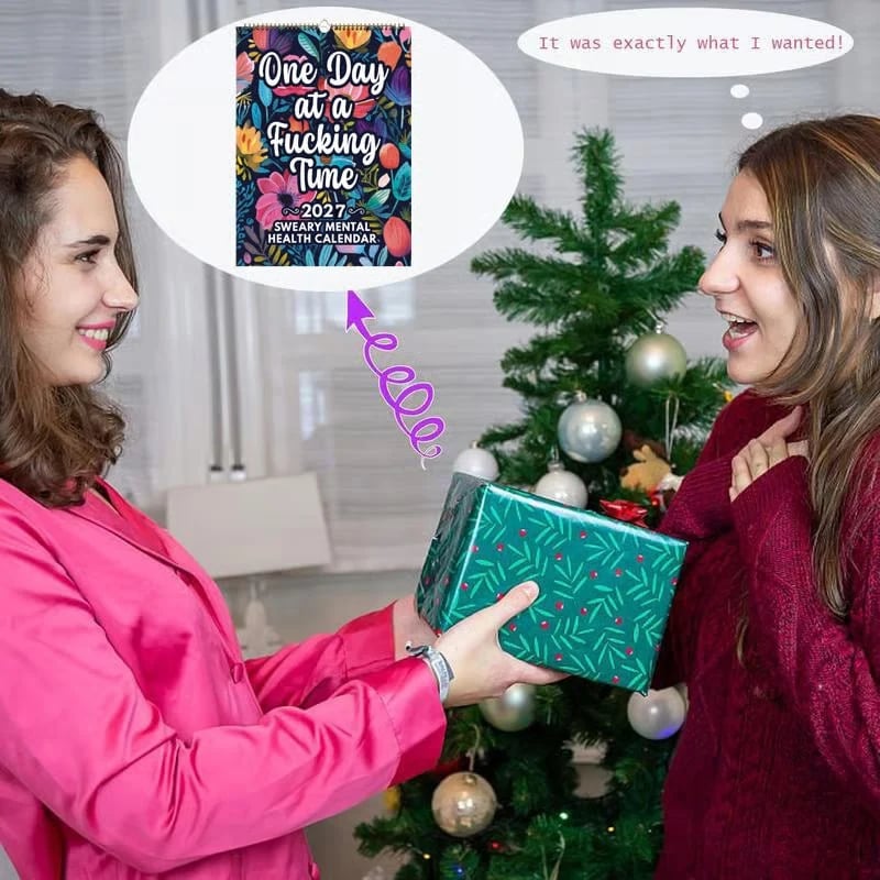 💓2027 Sweary Mental Health Calendar - Thoughtful Gift & DIY