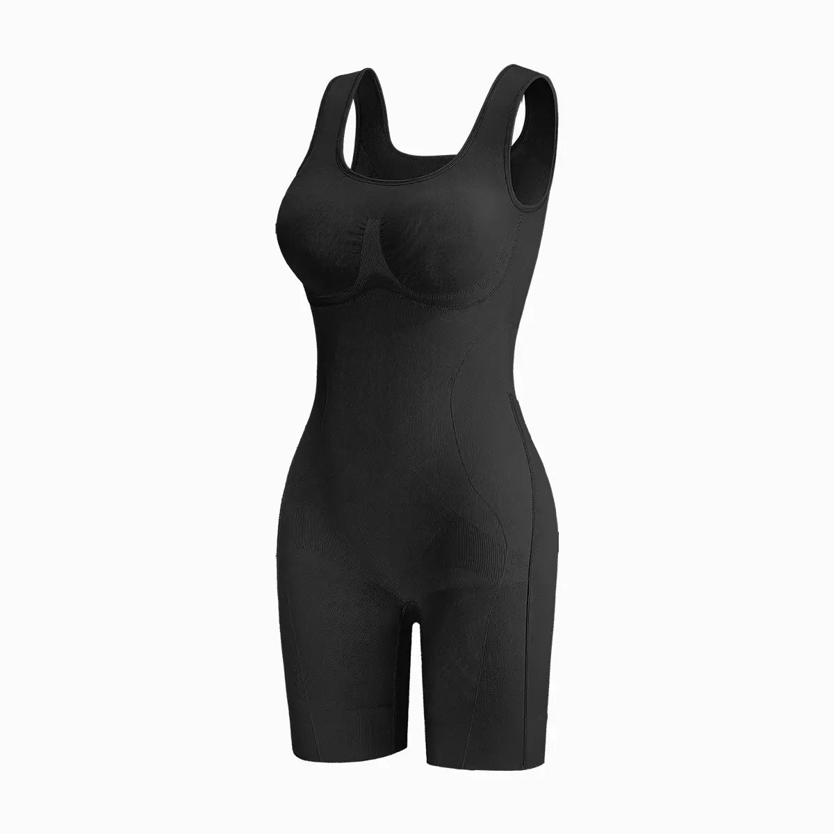 Tummy Control Butt Lifter Faja Bodysuit: Back Support Scrunch, Back Open Design🧘