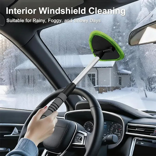 Car Windshield Cleaning Mop: Telescopic Handle & Convenient Cleaning