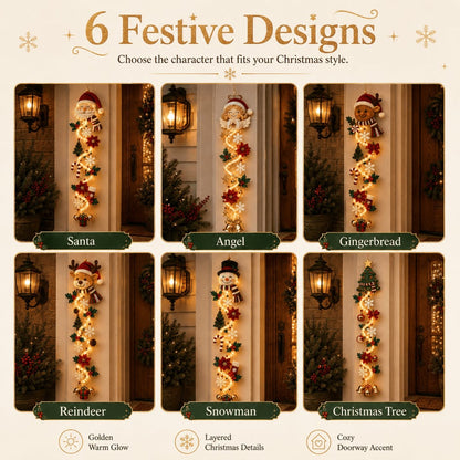 ⏳ Last day! 49% OFF – 🎄✨🎅 Glowing Christmas Door Hanger