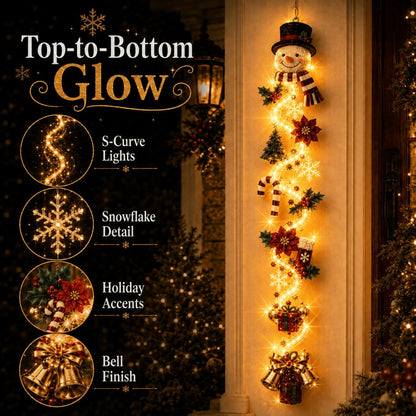 ⏳ Last day! 49% OFF – 🎄✨🎅 Glowing Christmas Door Hanger