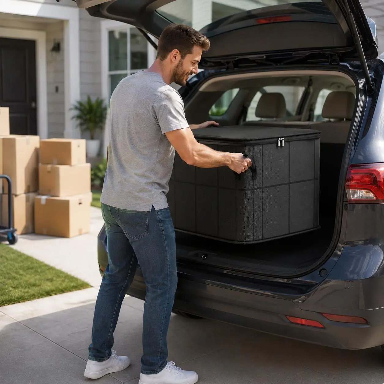 💥70% OFF Factory Clearance –📦Foldable Storage Tote – Waterproof, Dustproof, Big & Portable 🌟