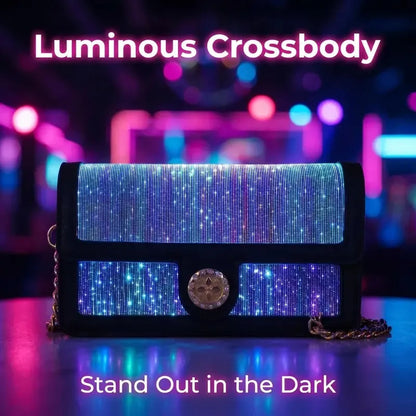 🌈 Fiber Optic Light-Up Crossbody Bag – 7 Colors & 4 Light Modes