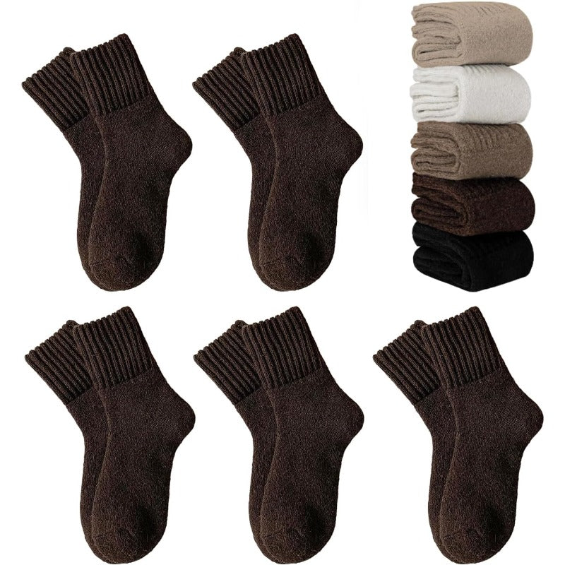 Wool-Blend Thermal Crew Socks