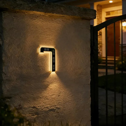 🔥Last Day 49% OFF🔥Solar Lighted House Numbers LED Numbers, Waterproof for Outside