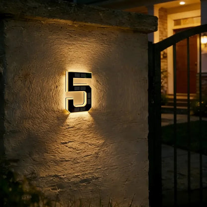 🔥Last Day 49% OFF🔥Solar Lighted House Numbers LED Numbers, Waterproof for Outside