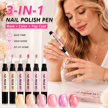 💅 6PCS DIY Gel Nail Art Painting Pen Set – Creative Designs & Easy-to-Use, Salon Beauty at Home