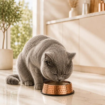 Auremod™ 99.9% Pure Copper Bowl for Dogs & Cats