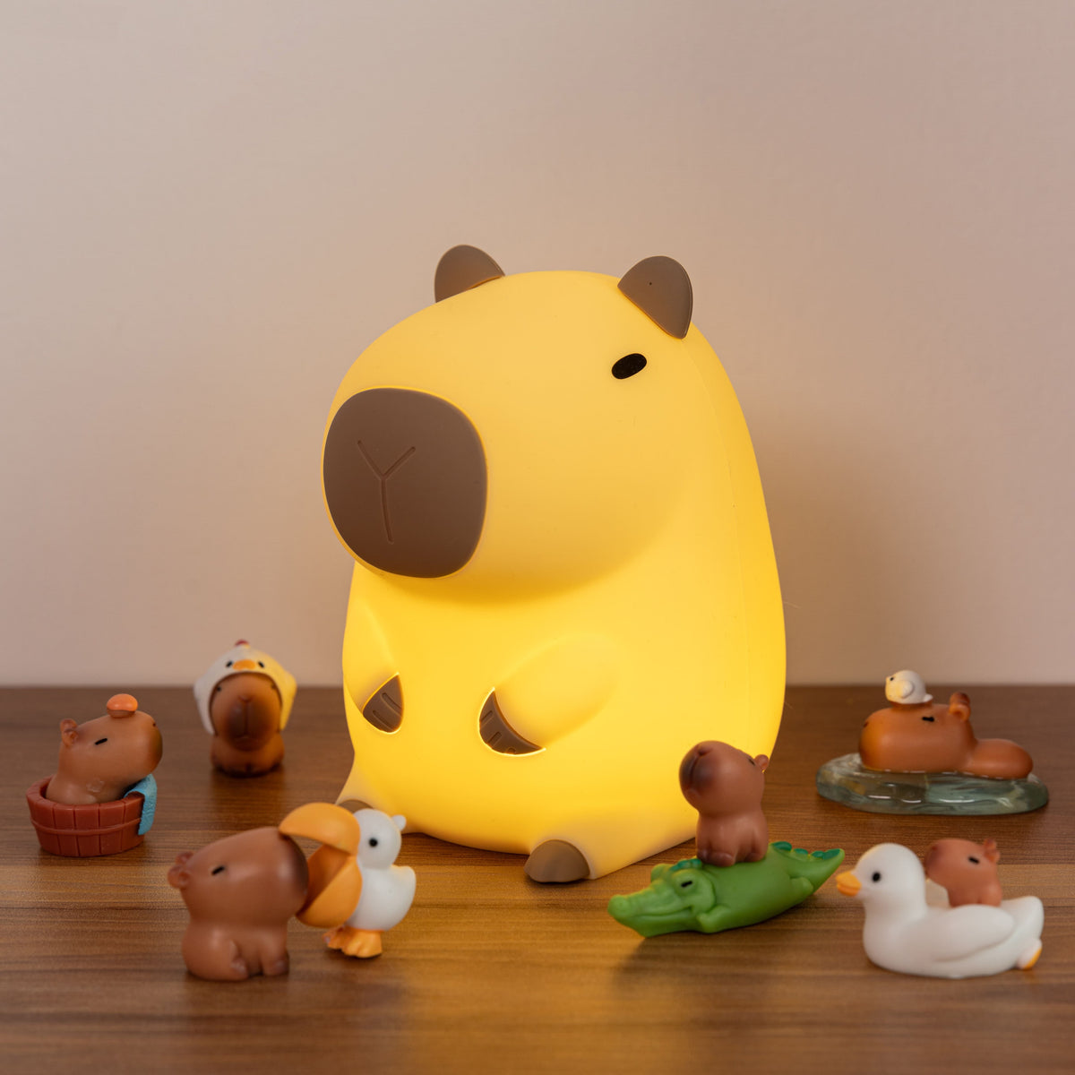 Capybara Squishy Night Light - Perfect Gift 🎁