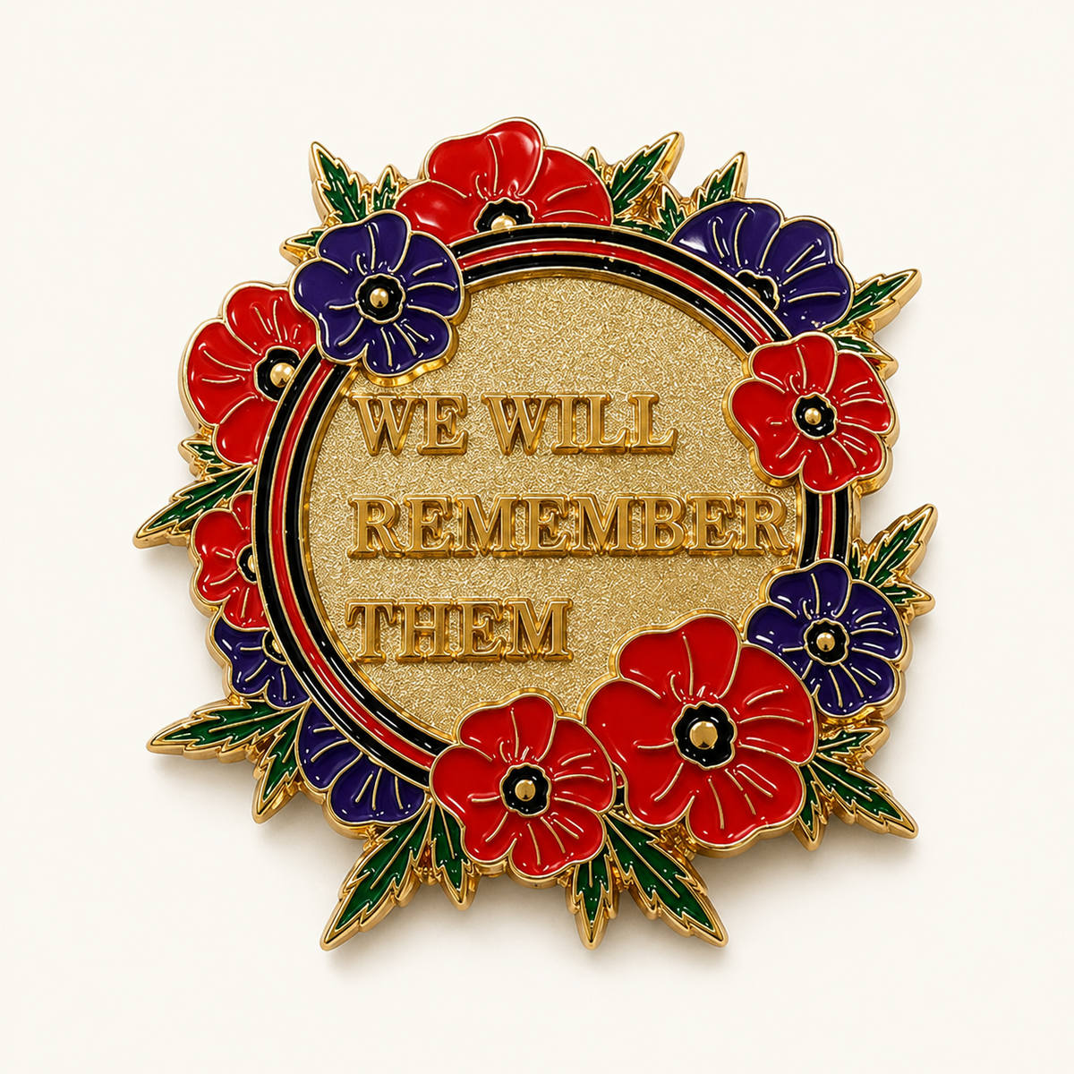 Limited Edition-“The Brave & The Faithful” Scarlet & Violet Tribute Wreath
