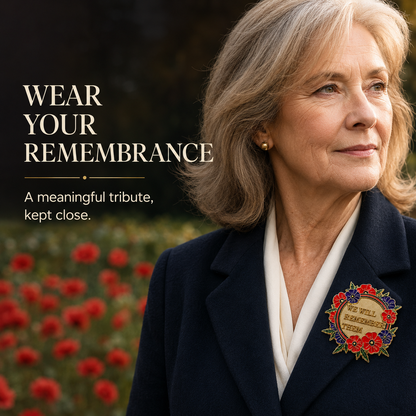 Limited Edition-“The Brave & The Faithful” Scarlet & Violet Tribute Wreath