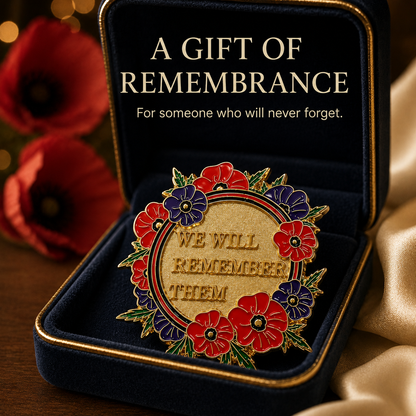 Limited Edition-“The Brave & The Faithful” Scarlet & Violet Tribute Wreath