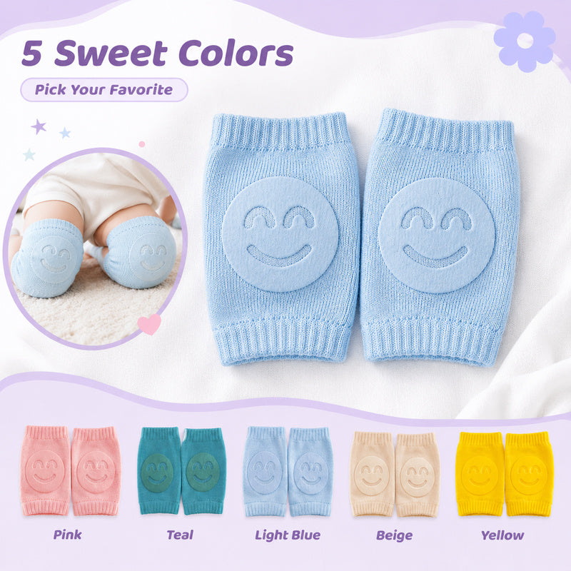 Baby Non-Slip Crawling Knee Pads – Soft Cushioned Protection Set