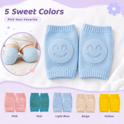 Baby Non-Slip Crawling Knee Pads – Soft Cushioned Protection Set