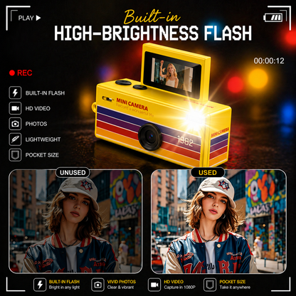 Mini Retro Camera (Film Your Life in 90s Style)