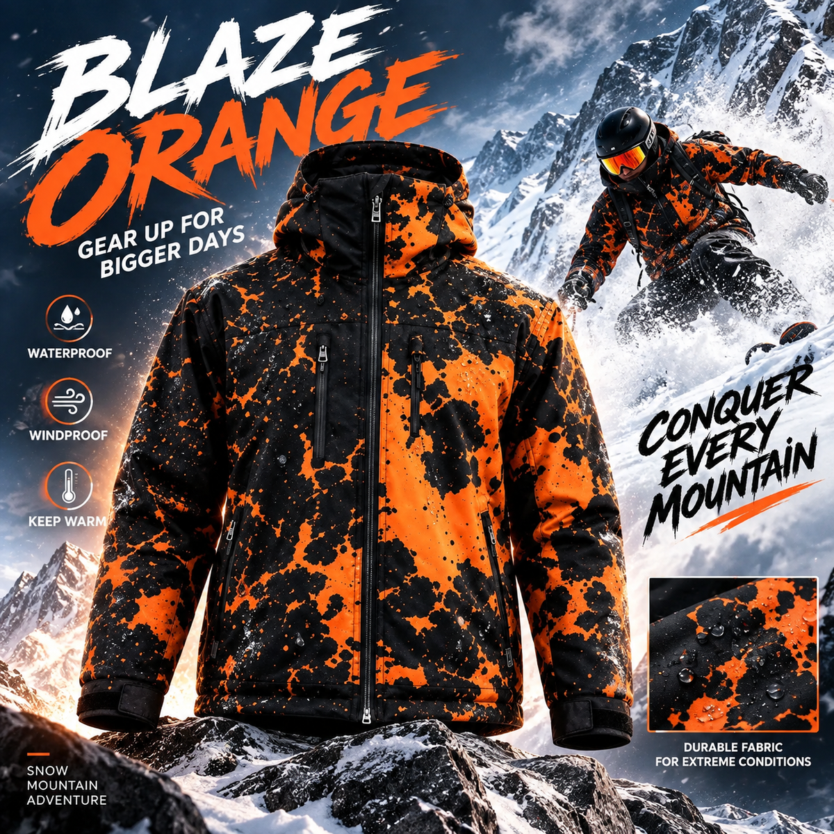 ❄️ The Jacket That Changes When It Snows