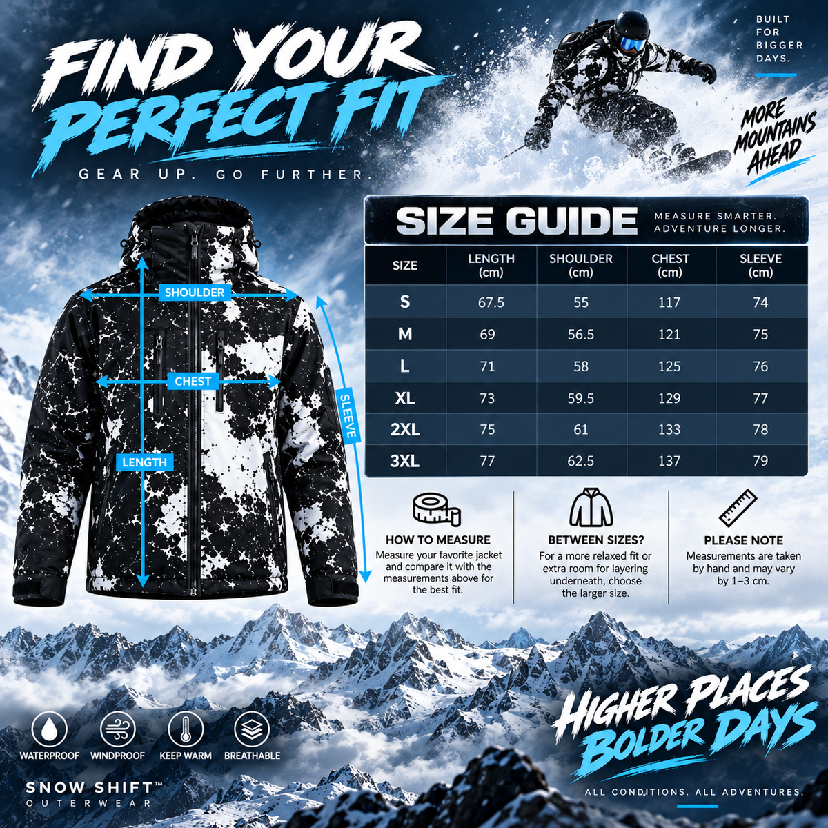 ❄️ The Jacket That Changes When It Snows