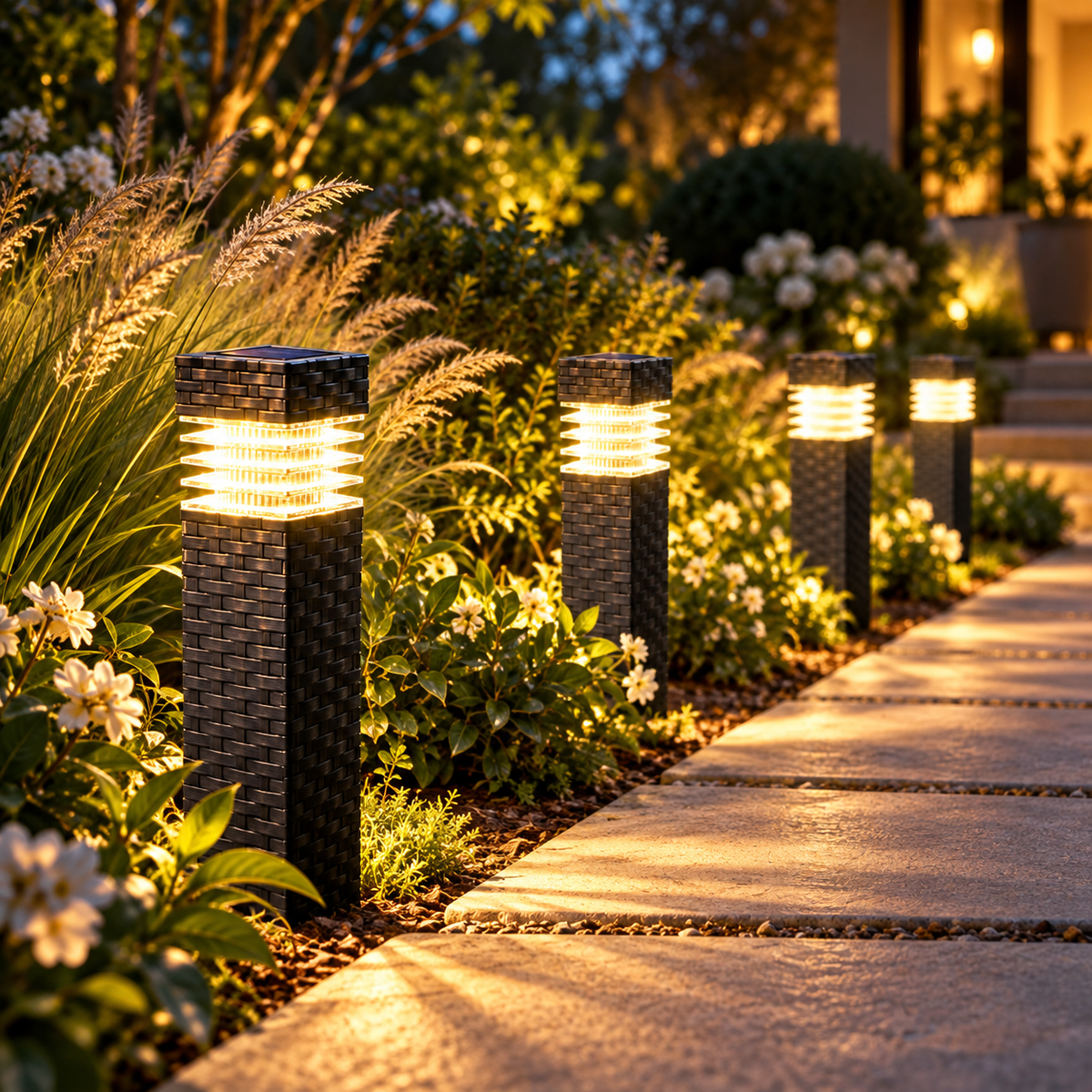 Energy-Saving Solar Garden Pathway Lights – Waterproof & No Wires, Automatic Night Glow ✨