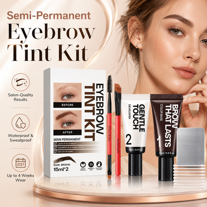 ✨ Semi-Permanent Eyebrow Tint Kit: Long-Lasting Color & Natural-Looking Brows