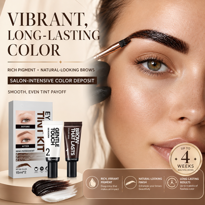 ✨ Semi-Permanent Eyebrow Tint Kit: Long-Lasting Color & Natural-Looking Brows
