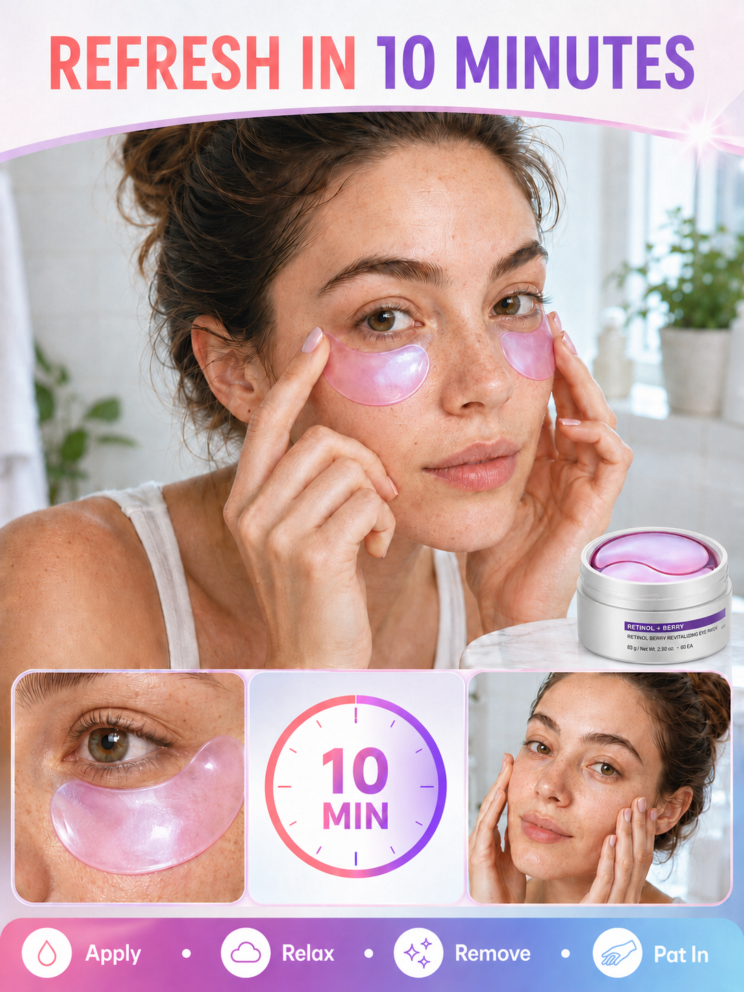 Retinol Berry Under-Eye Patches — Brighter, Plumper-Looking Eyes ✨