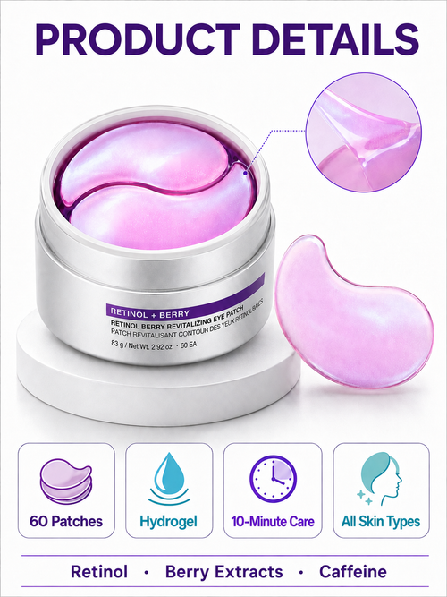 Retinol Berry Under-Eye Patches — Brighter, Plumper-Looking Eyes ✨