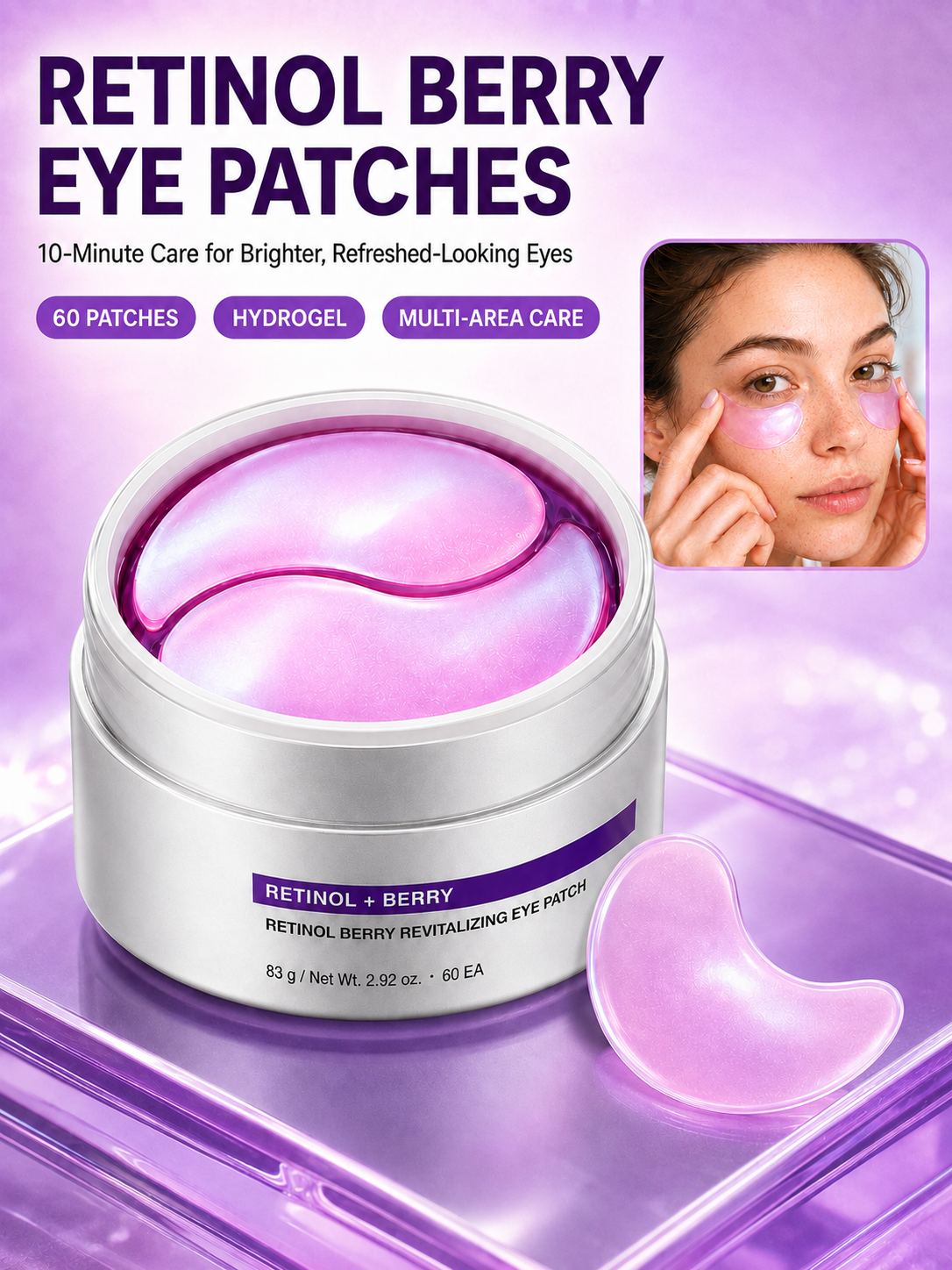 Retinol Berry Under-Eye Patches — Brighter, Plumper-Looking Eyes ✨
