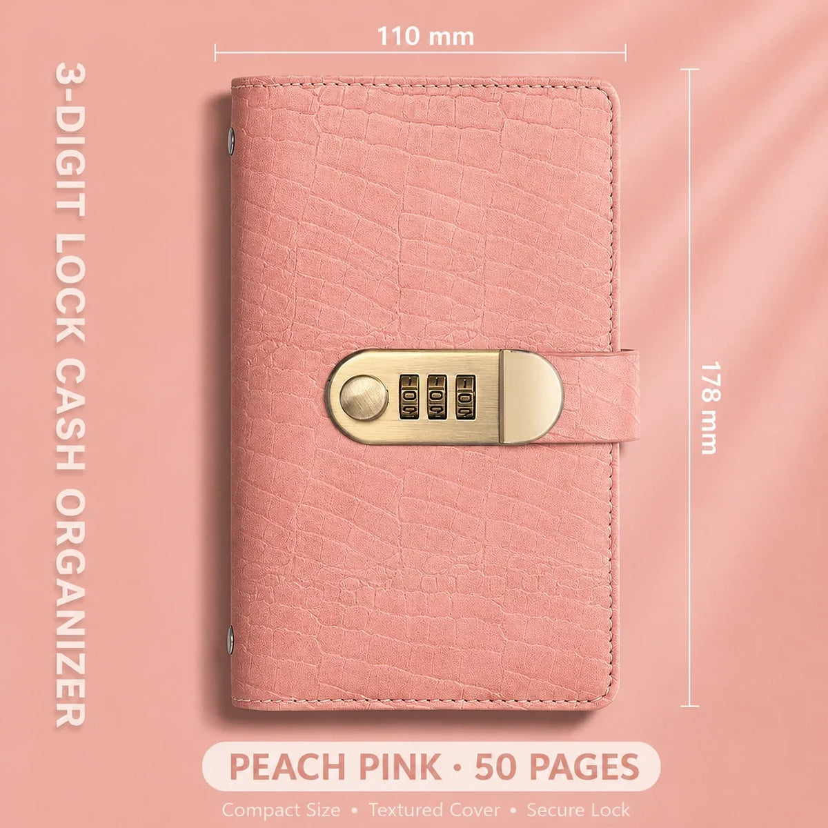 Locking Banknote Collection Booklet: Holds 100 Bills, Secure Storage & Organized Display