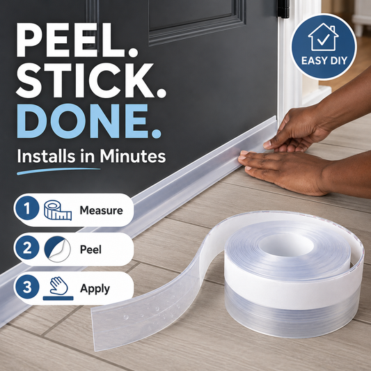 Universal Door Gap Seal Tape – Draft, Dust & Bug Blocker