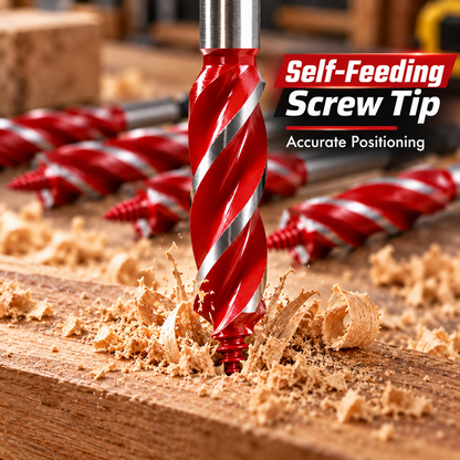 💯🔥10–25mm 8PCS Complete Wood Drilling Set: Heavy-Duty Fluted Bits & Versatile Drilling