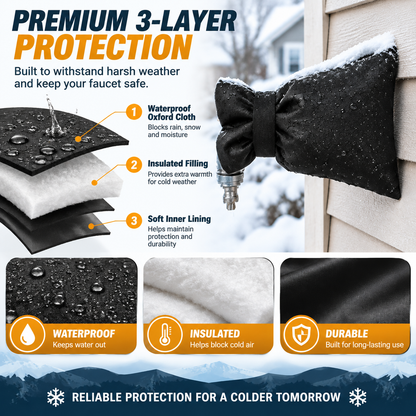 ❄️ Outdoor Winter Faucet Covers: Freeze Protection & Easy Installation