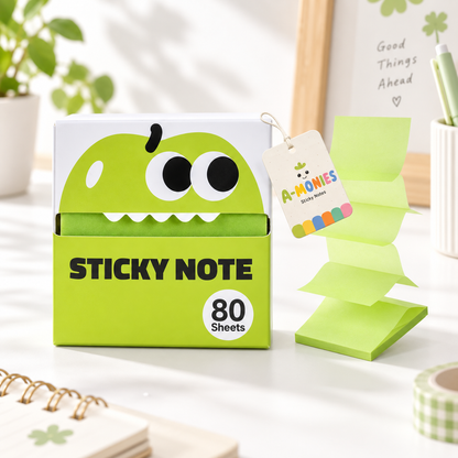 ✨ Glitter Transparent Pull-Out Sticky Notes - Stylish Aesthetic Memo Pads & Easy-to-Write