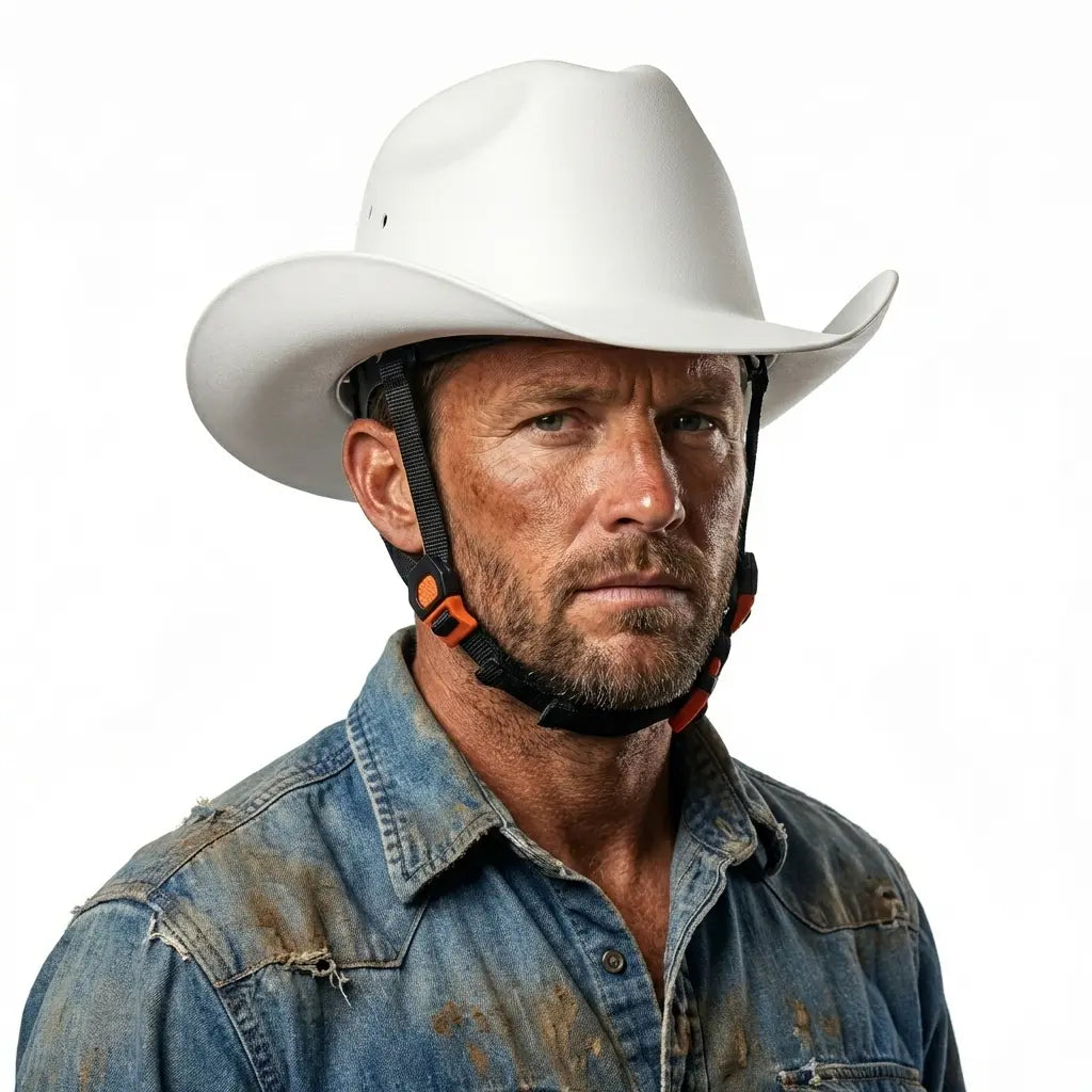 Cowboy Hard Hat for Men Western Style Work Helmet