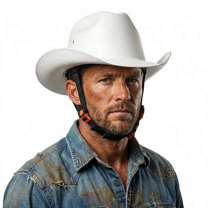Cowboy Hard Hat for Men Western Style Work Helmet