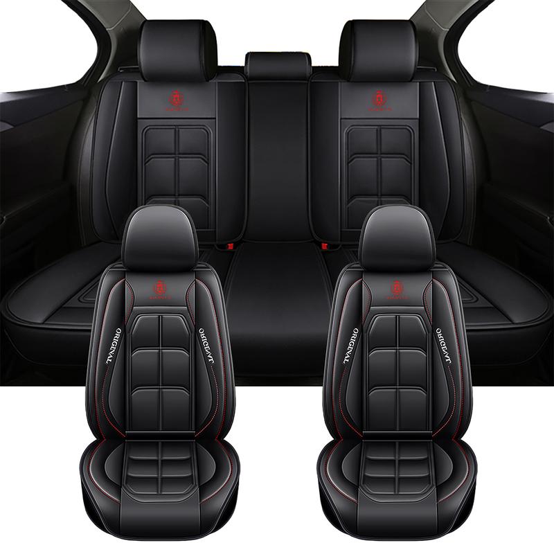 🏎️ Universal Genuine Leather Car Seat Cover: Premium Comfort & Full Seat Protection
